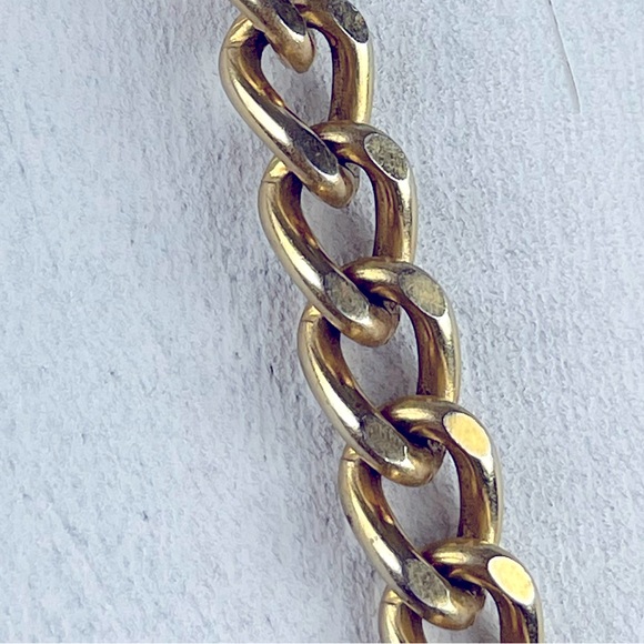 VINTAGE CHAIN LINK Belt Gold Lion and Sphinx Medallions - Picture 12 of 12